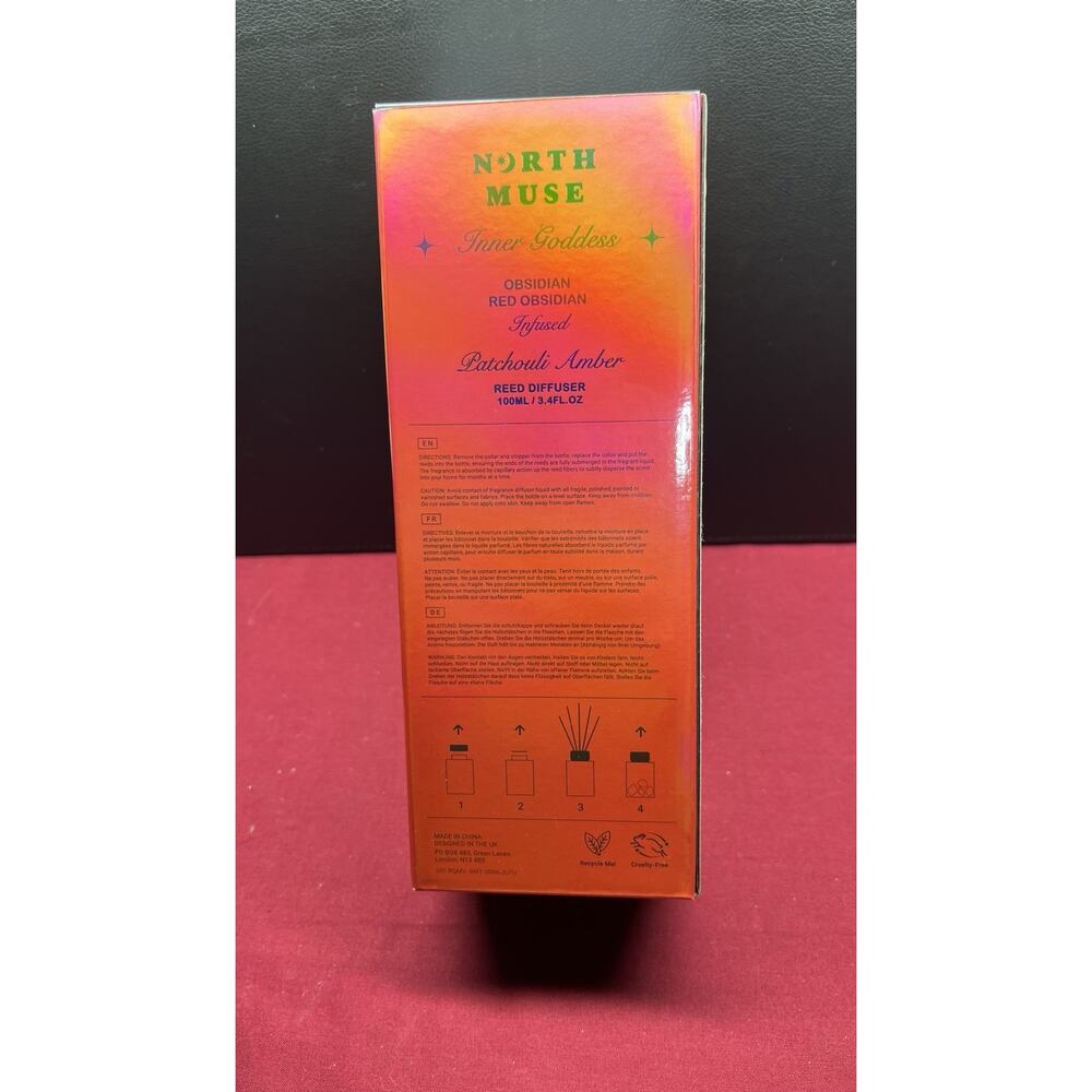 North Muse Dark Feminine Energy Mystic Rose‎ Reed Diffuser - Picture 3 of 4